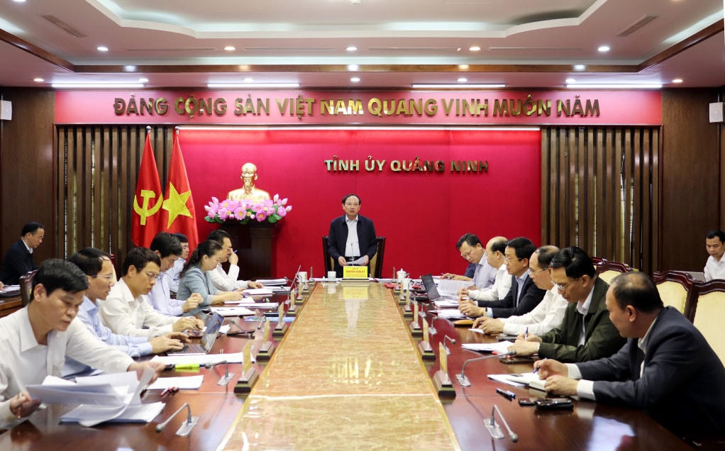 Quang cảnh hội nghị. Ảnh: QMG