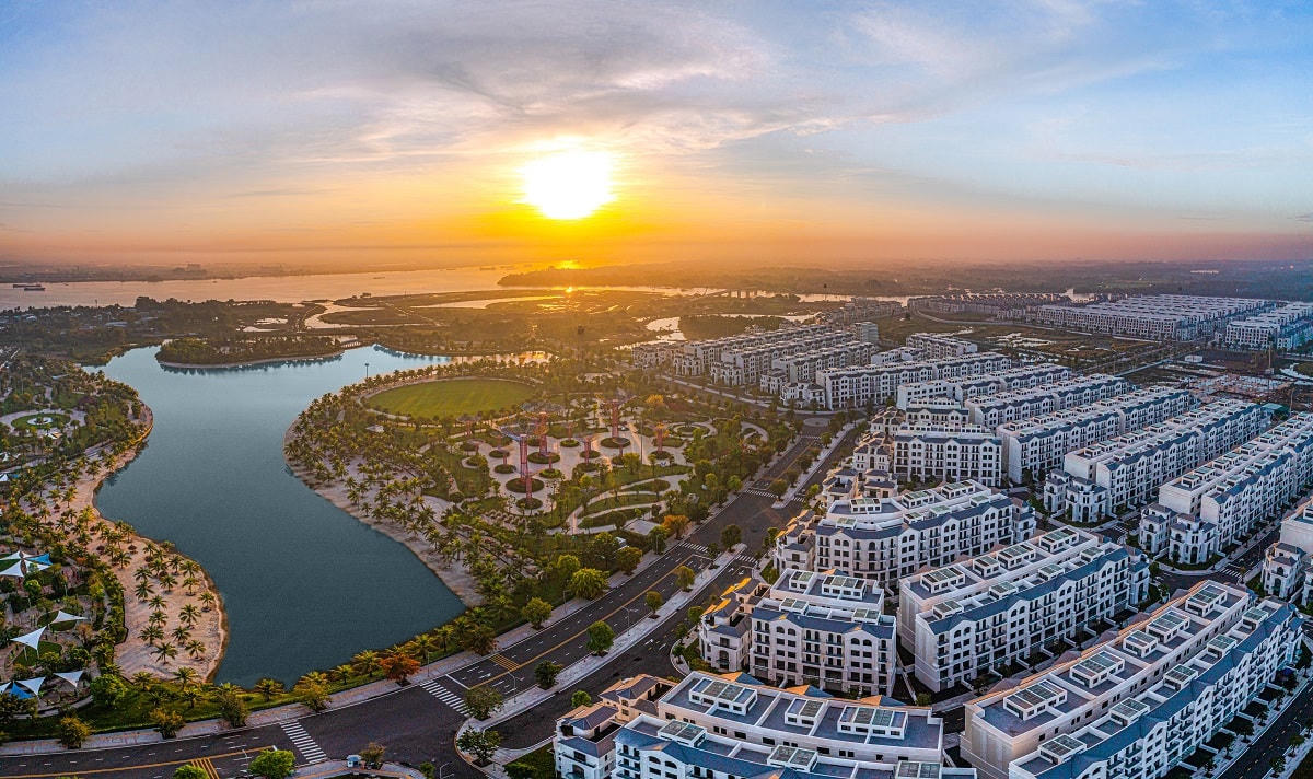 Công viện 36ha tại Vinhomes Grand Park.