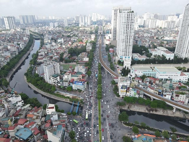 Hà Nội sẽ có thêm 22 vị trí bị rào chắn trên đường Nguyễn Trãi, Trần Phú, để thi công dự án nhà máy xử lý nước thải Yên Xá.