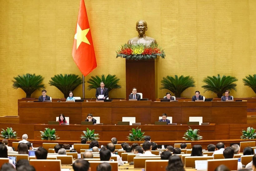 Kỳ họp thứ 9, Quốc hội khóa XV. (Ảnh: TTXVN)