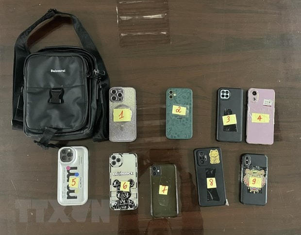 Tang vật bị thu giữ. Ảnh: TTXVN.