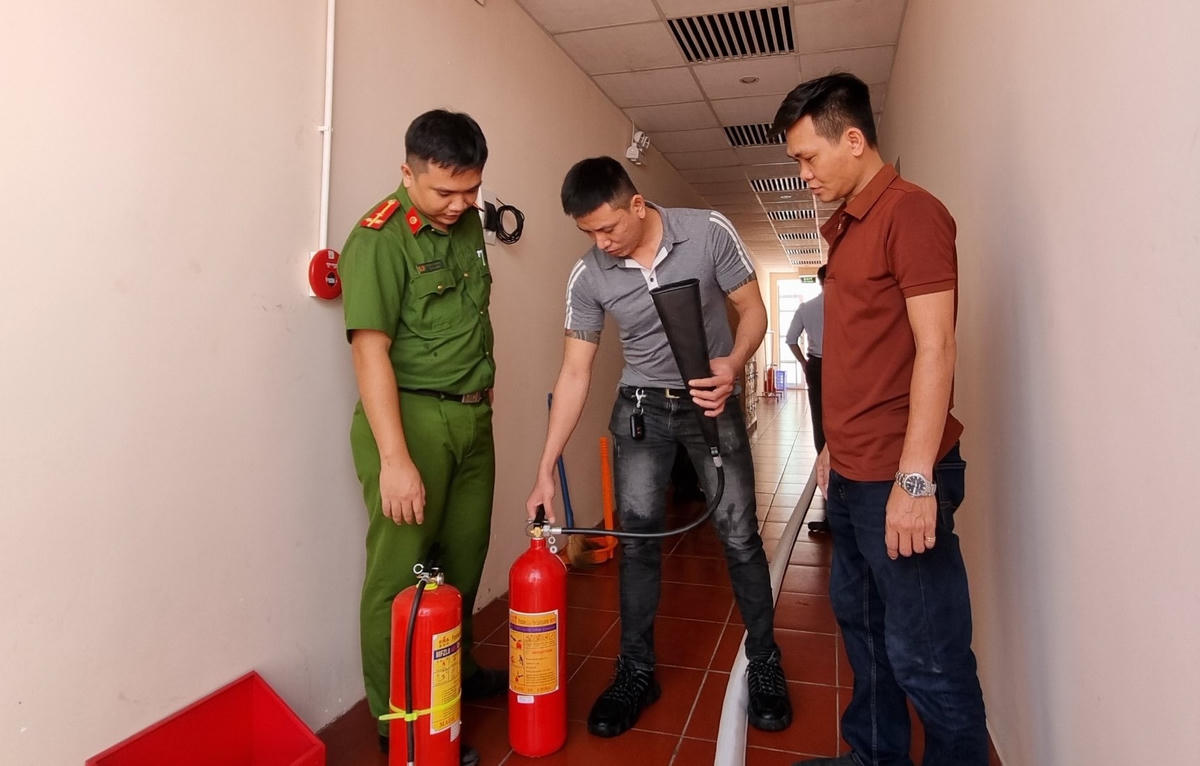 Tăng cường kiểm tra công tác phòng cháy chữa cháy.