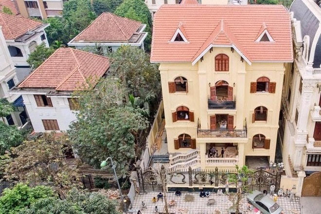 Công trình số 9 nhà B Khu biệt thự 5,2 ha phường Yên Hòa (Cầu Giấy, Hà Nội).