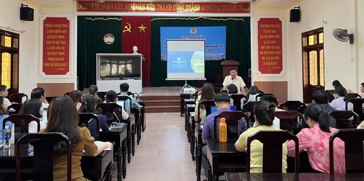 Quang cảnh buổi tập huấn. Ảnh: Ủy ban MTTQ Việt Nam Quảng Trị.