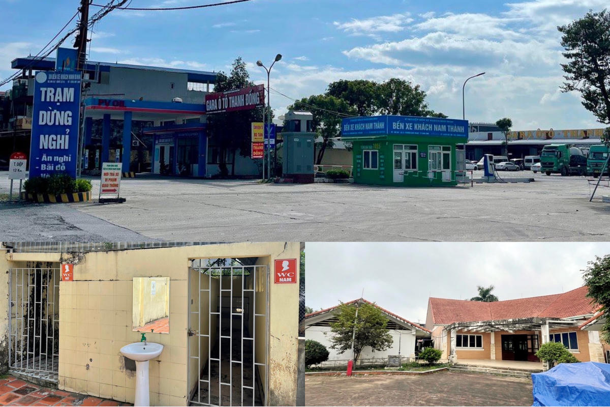 Trạm dừng nghỉ TP Ninh Bình được đầu tư 11 tỷ đồng, hiện nhiều công trình bên trong đã xuống cấp.