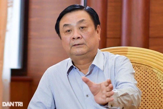 Bộ trưởng Bộ Nông nghiệp và Phát triển nông thôn Lê Minh Hoan (Ảnh: Nguyễn Dương).