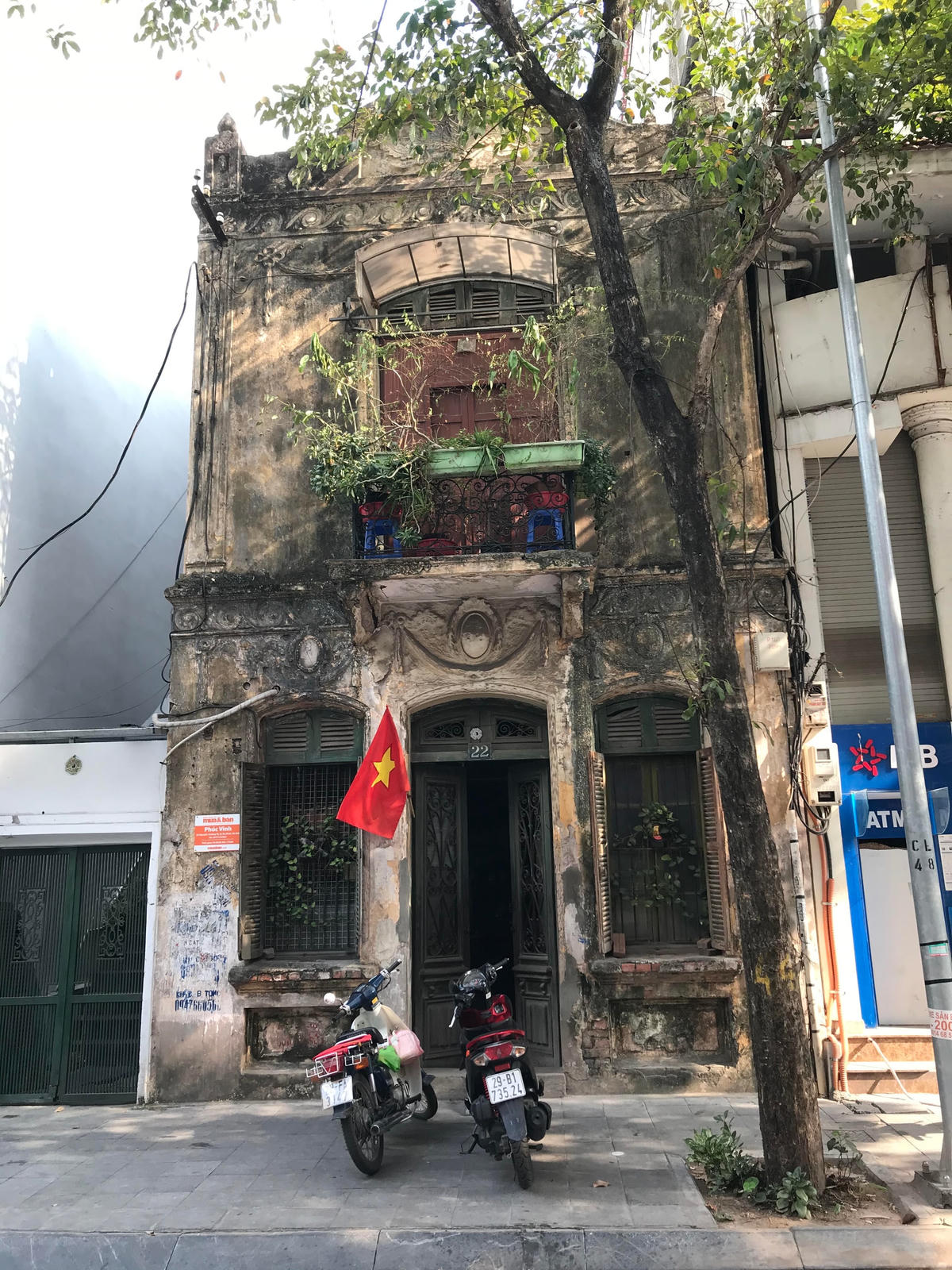 Ngôi nhà số 22 phố Nguyễn Trường Tộ.  