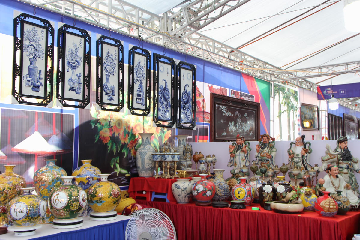 Hội chợ triển lãm hàng lưu niệm thủ đô: Quảng bá nét đẹp văn hóa Việt Nam tại SEA Games 31