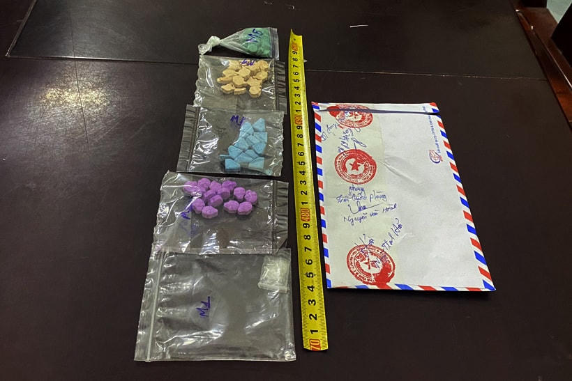 Tang vật vụ án.