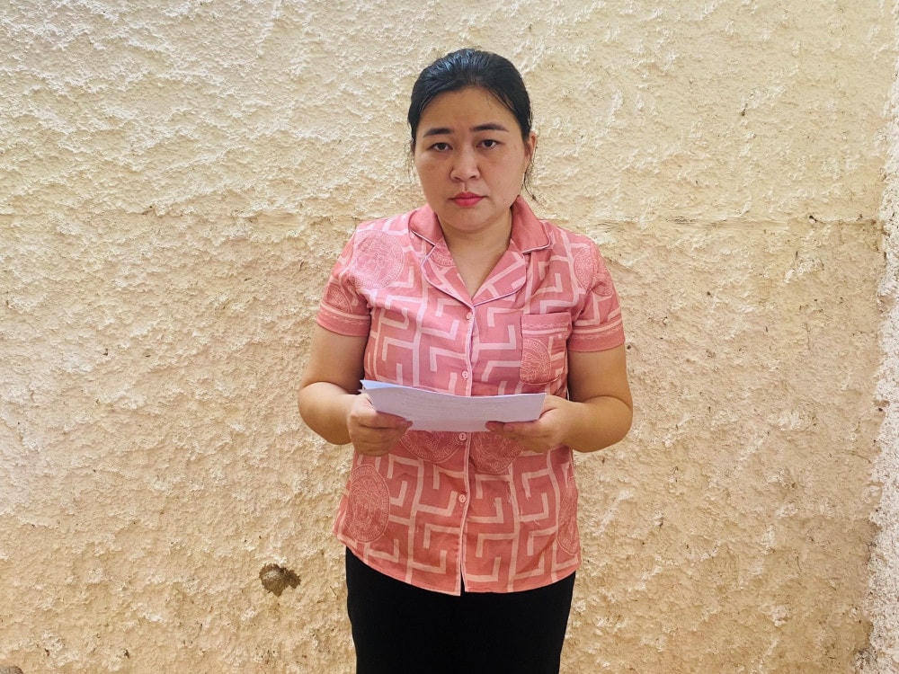 Đối tượng Trương Thị Lưu.