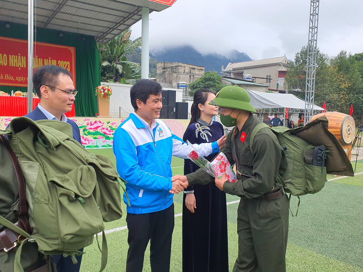 Thanh Hóa: Hơn 3.500 thanh niên lên đường nhập ngũ