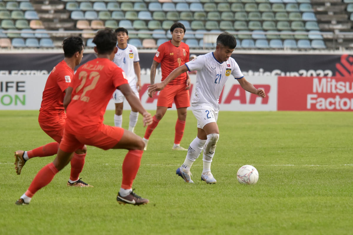 Lào đã chính thức bị loại sau 3 trận thua liên tiếp ở AFF Cup 2022. Ảnh: AFF.
