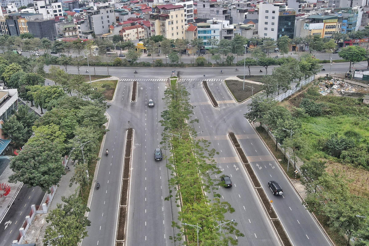 Toàn cảnh trục hướng tâm Tây Thăng Long