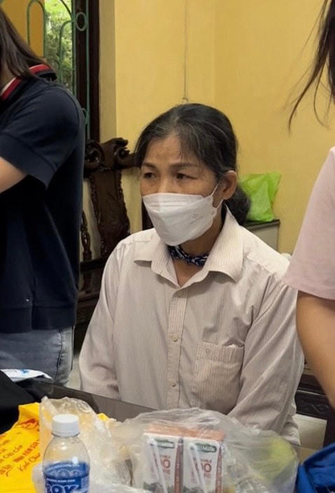 Phạm Thị Hương, sau khi bị bắt.