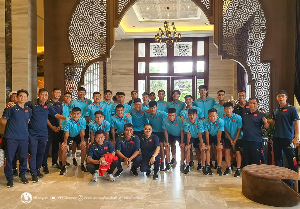 Đội tuyển U23 Việt Nam được bố trí ăn nghỉ tại khách sạn Al Meroz trong thời gian tập huấn ở Bangkok. Ảnh: VFF.