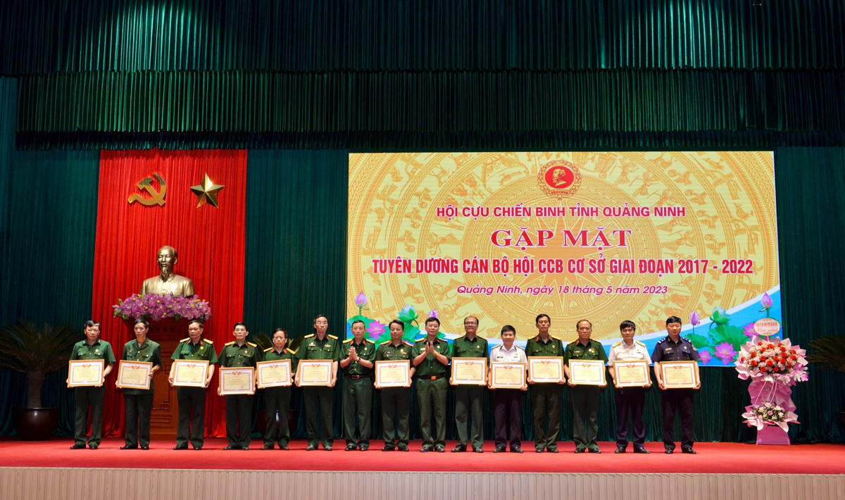 Quảng Ninh: Tuyên dương 86 cán bộ Hội CCB cơ sở tiêu biểu 