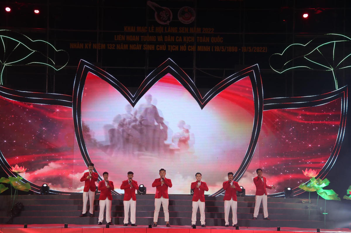Khai mạc Lễ hội Làng Sen và Liên hoan Tuồng, Dân ca kịch toàn quốc năm 2022