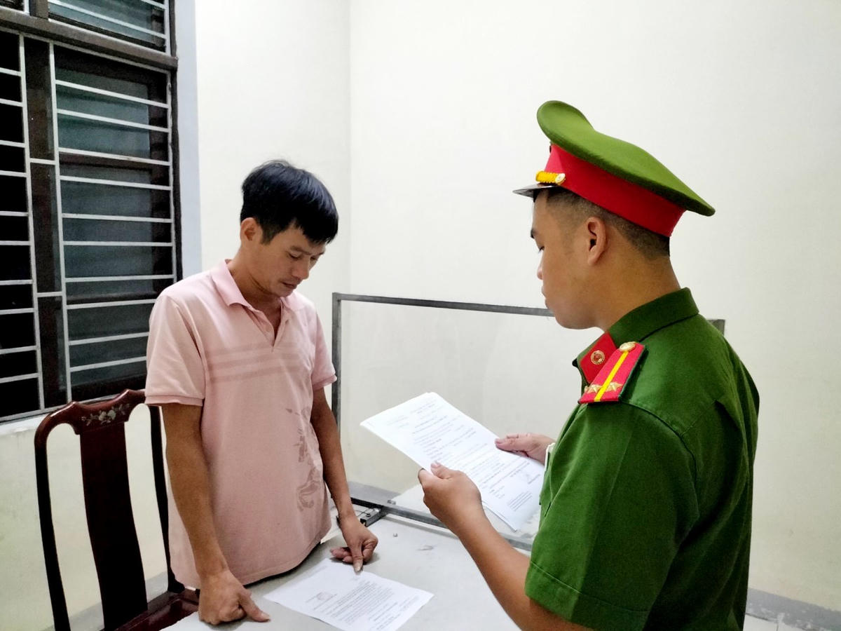 Công an huyện Thạch Hà quyết định khởi tố đối với Lê Quang Thành.