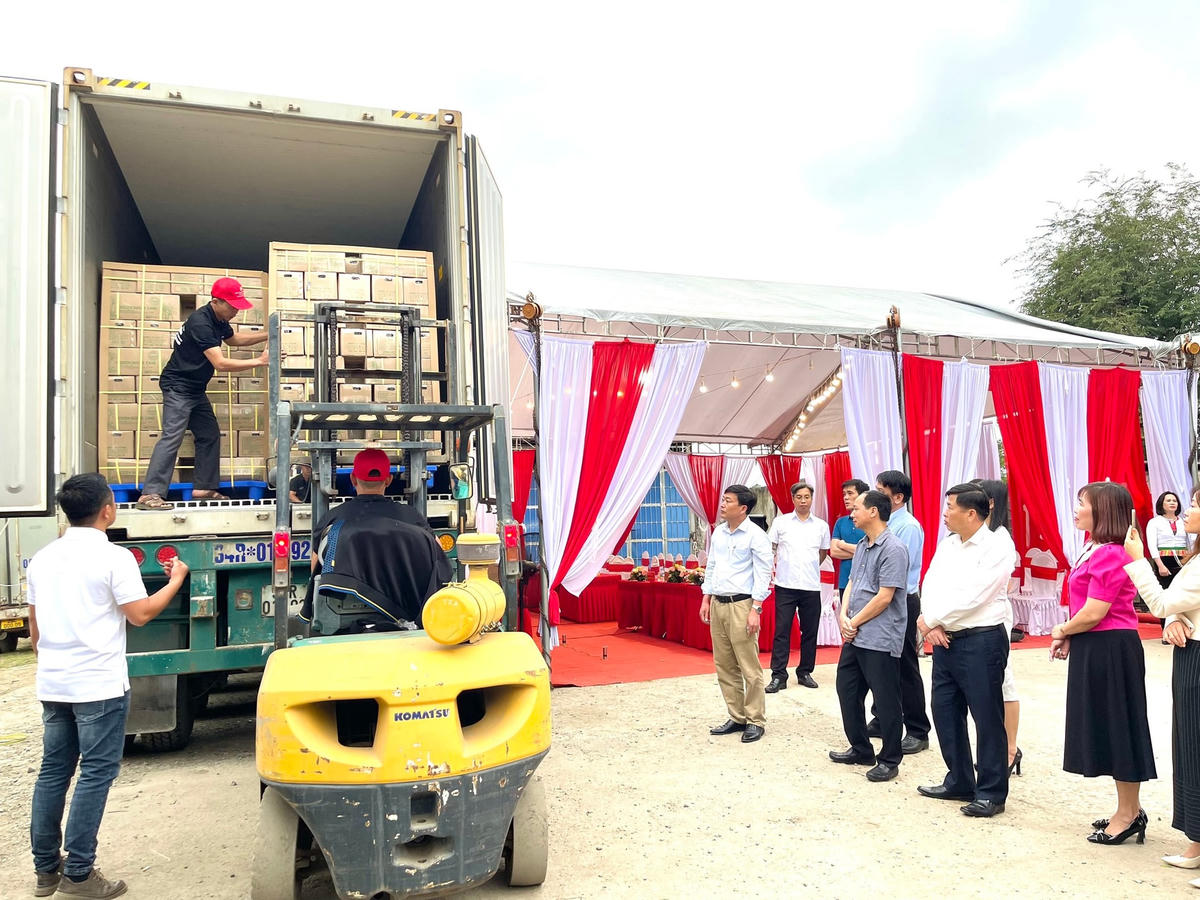 17,3 tấn mía trắng đầu tiên ở Hòa Bình xuất khẩu sang thị trường Mỹ.