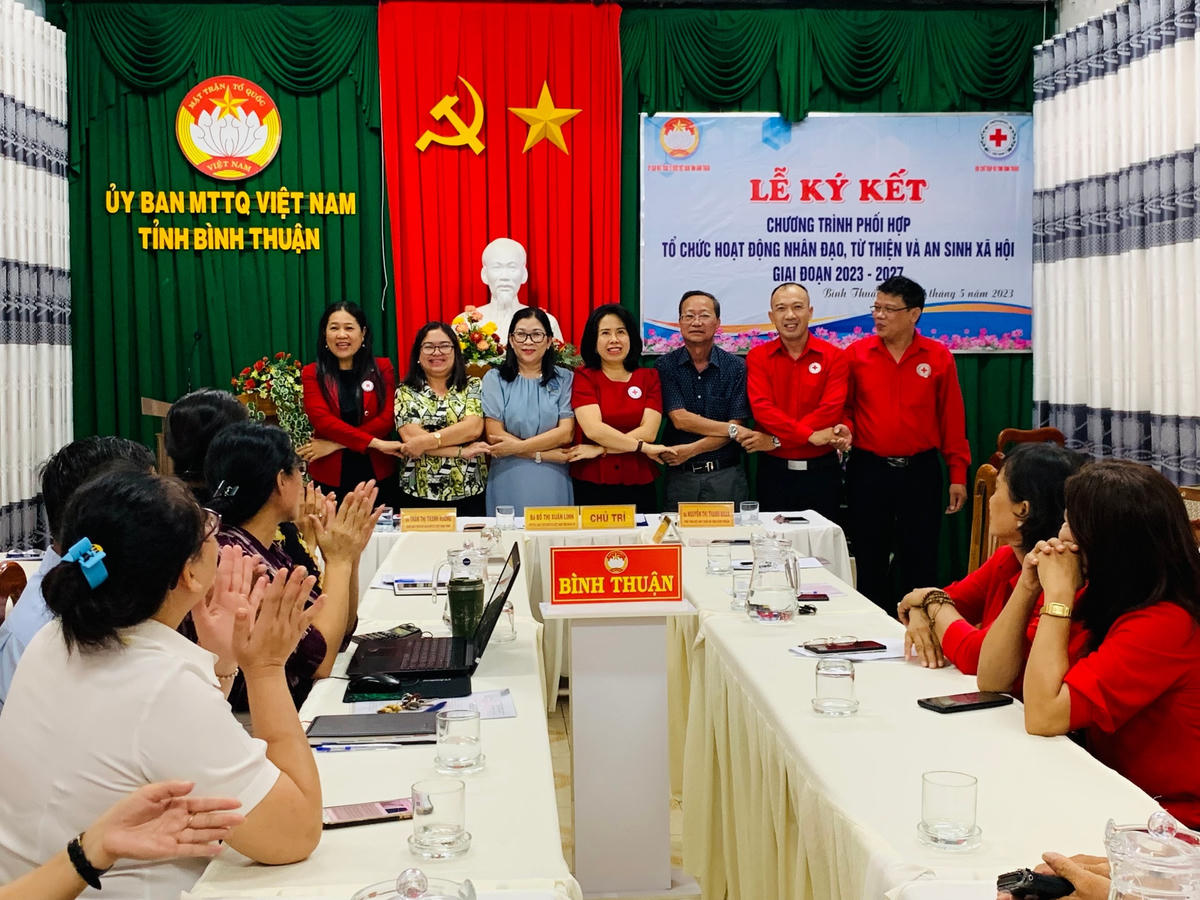 Hai đơn vị ký kết phối hợp chương trình hoạt động nhân đạo, từ thiện và an sinh xã hội giai đoạn 2023 – 2027.