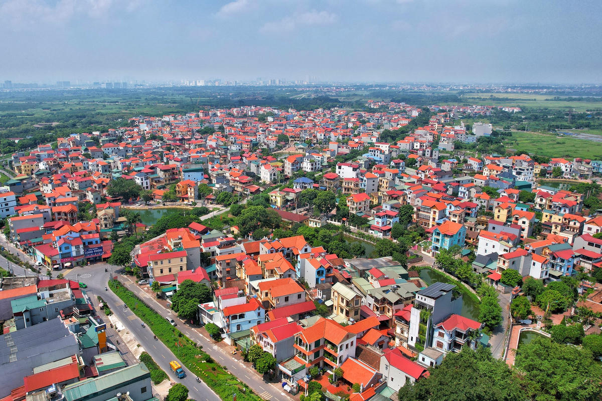 Ngắm huyện Gia Lâm từ trên cao trước ngày lên quận