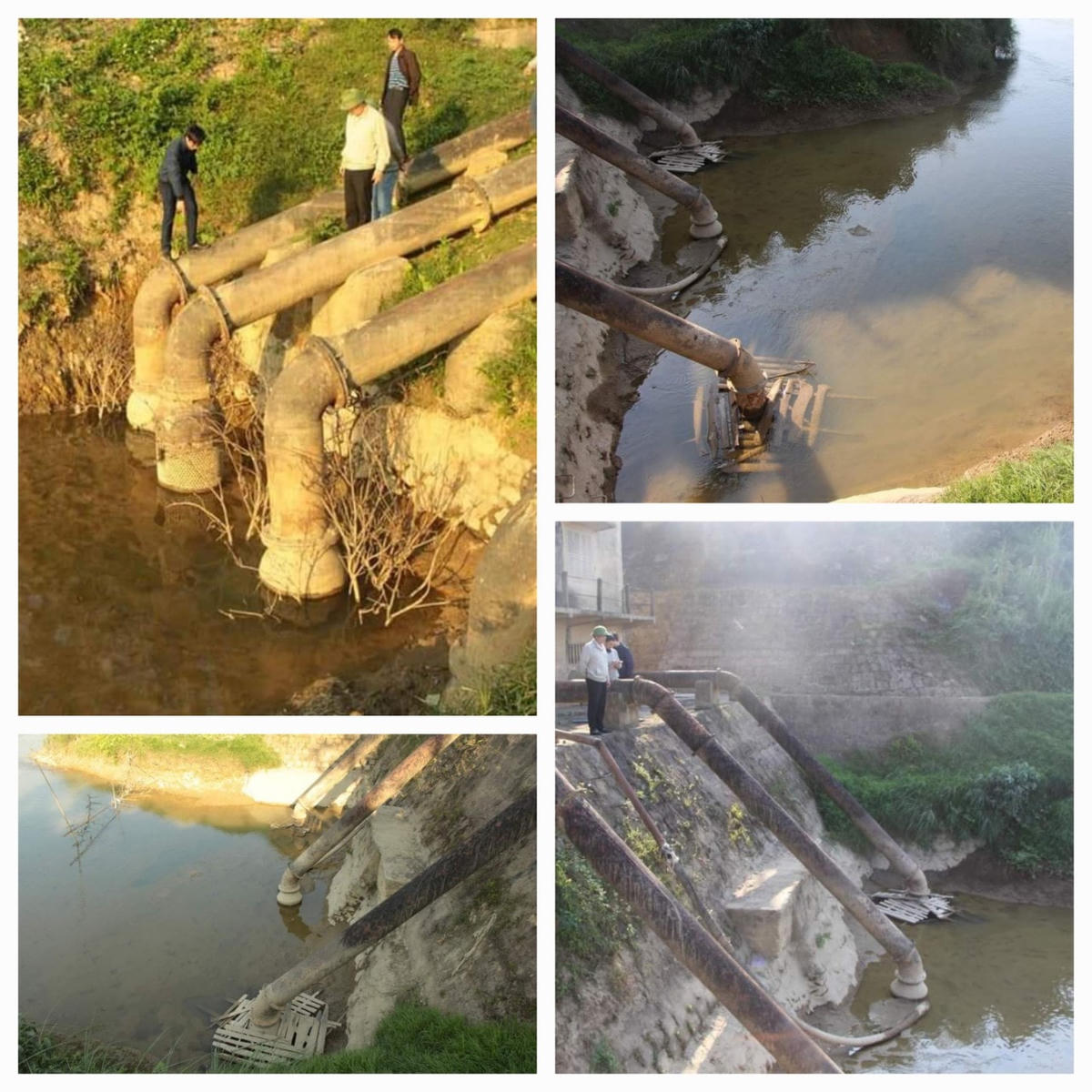 Nước sông Lam xuống thấp khiến hàng nghìn héc ta lúa vụ Xuân tại một số địa phương ở Nghệ An chưa thể gieo cấy.