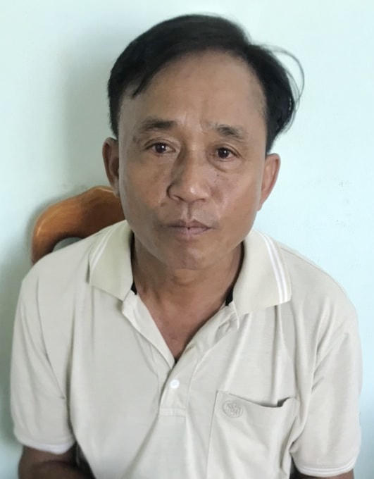 Đào Phú Thảo tại cơ quan điều tra.