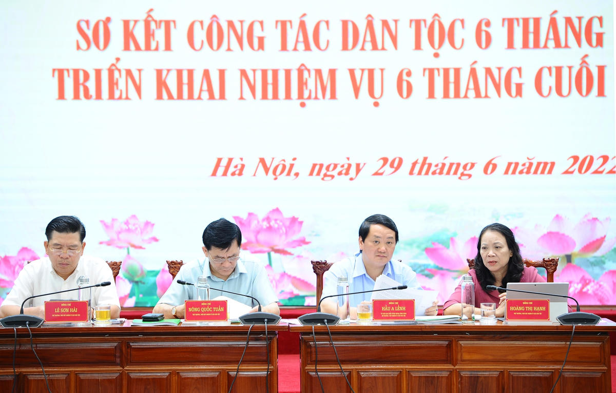 Chủ trì Hội nghị. Ảnh: Minh Đức.