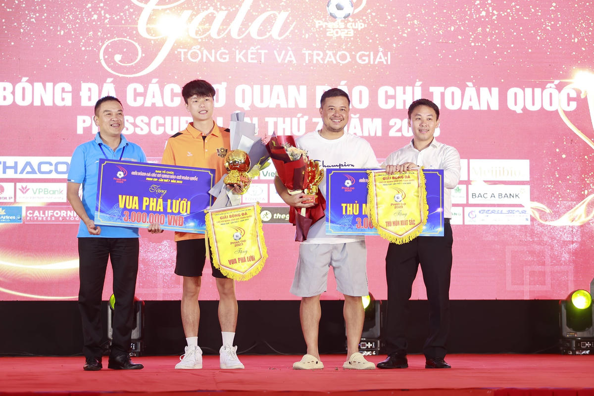BTC trao thưởng cho cầu thủ xuất sắc nhất và thủ môn xuất sắc nhất.