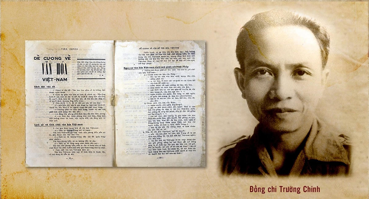 Bản Đề cương về văn hóa Việt Nam do Tổng Bí thư Trường Chinh soạn thảo năm 1943, được đăng toàn văn trên Tạp chí Tiên Phong số 1.  