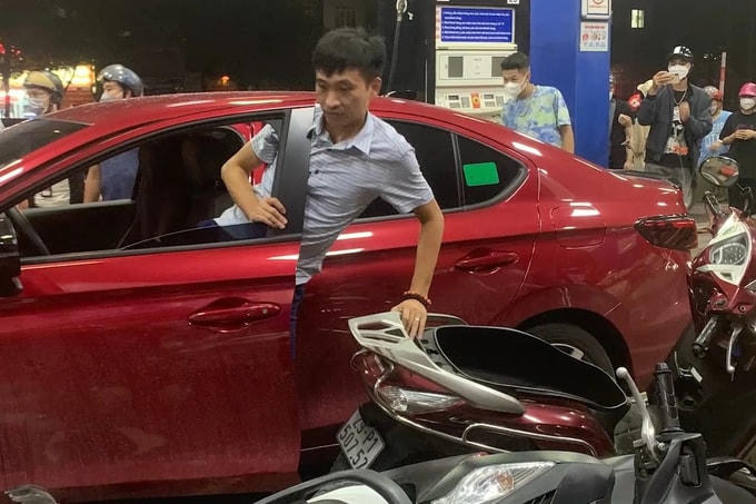 Lái xe Ngô Công Hán thời điểm gây ra vụ tai nạn. Ảnh: Dân Trí.
