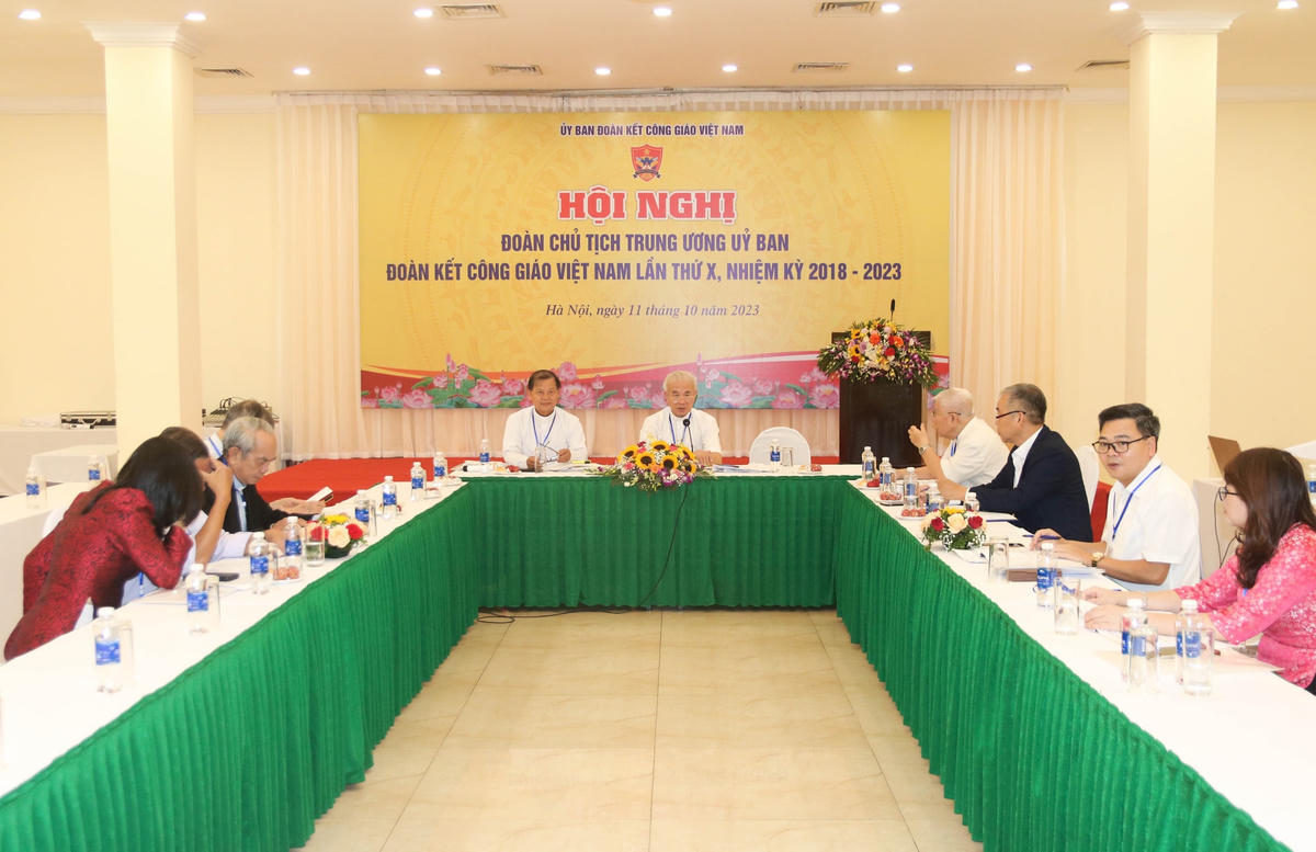Hội nghị Đoàn Chủ tịch Trung ương Ủy ban Đoàn kết Công giáo Việt Nam lần thứ X, nhiệm kỳ 2018 - 2023 diễn ra trong sáng 11/10.