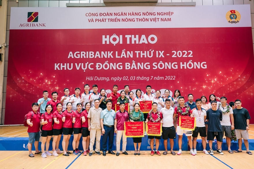 Bế mạc Hội thao Agribank lần thứ 9 năm 2022 - Khu vực Đồng bằng sông Hồng