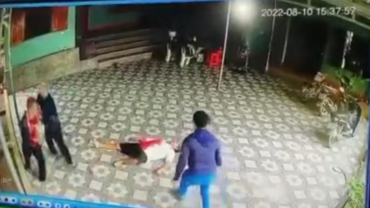 Hiện trường vụ án mạng.