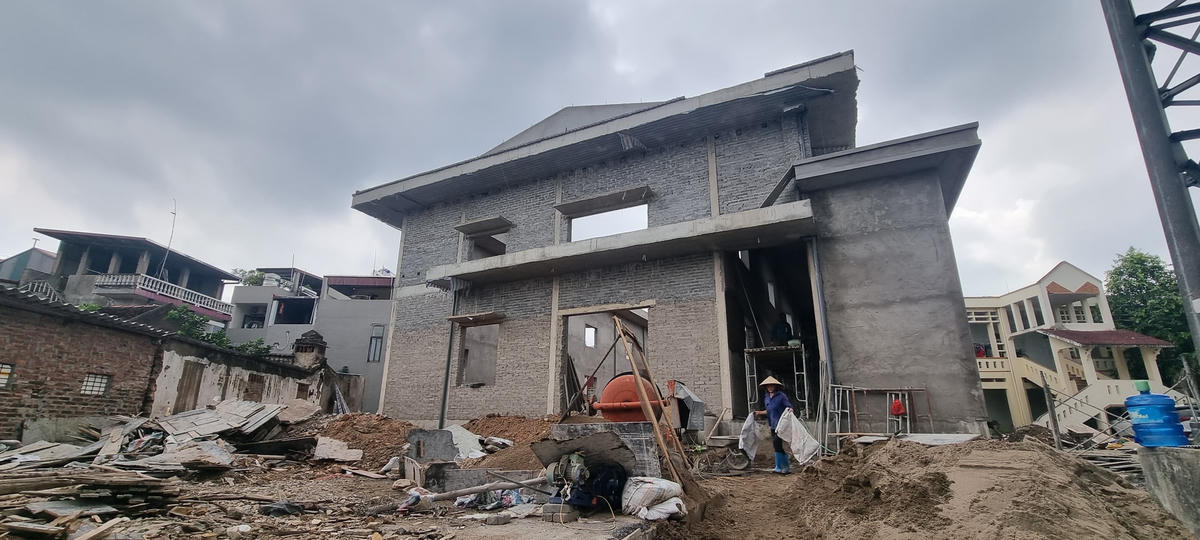 Dự án “Nhà văn hóa phường Đa Mai, thành phố Bắc Giang” đang được thi công.