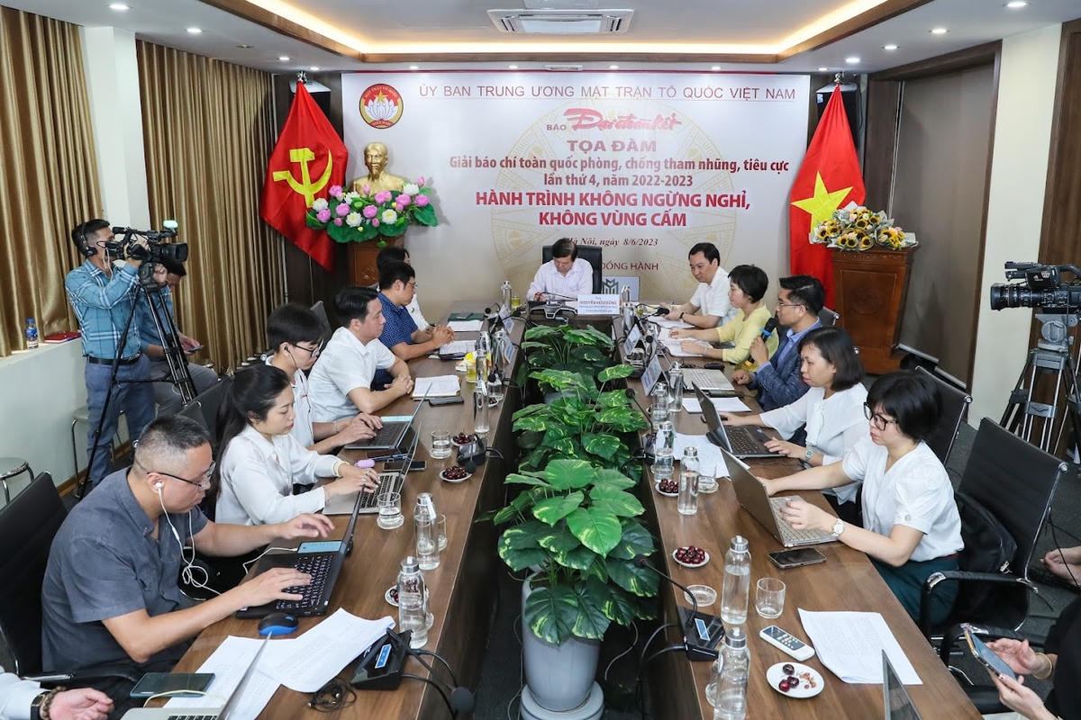 Trong khuôn khổ buổi sáng, toạ đàm về Giải báo chí toàn quốc phòng, chống tham nhũng, tiêu cực lần thứ tư, năm 2022-2023 với chủ đề "Hành trình không ngừng nghỉ, không vùng cấm" đã kết thúc tốt đẹp. 
