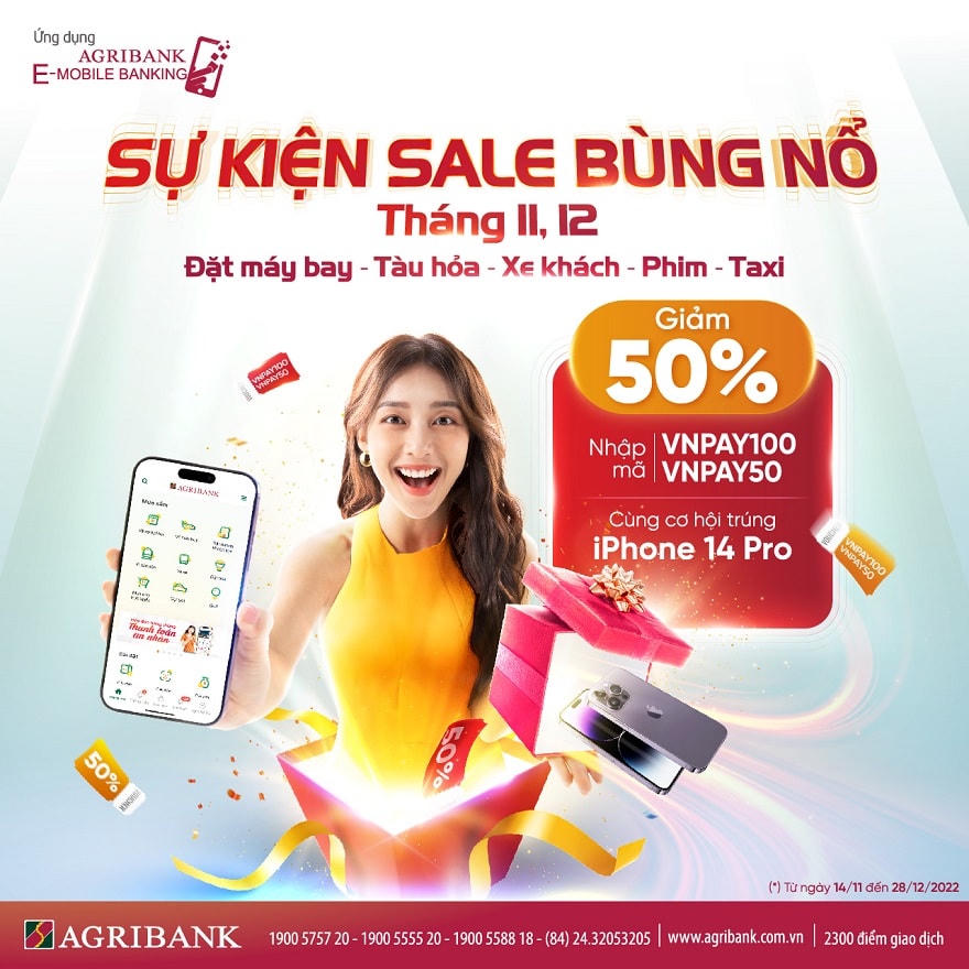 Kết quả trúng thưởng chương trình Tiết kiệm dự thưởng 'Agribank - Sức sống Xanh'