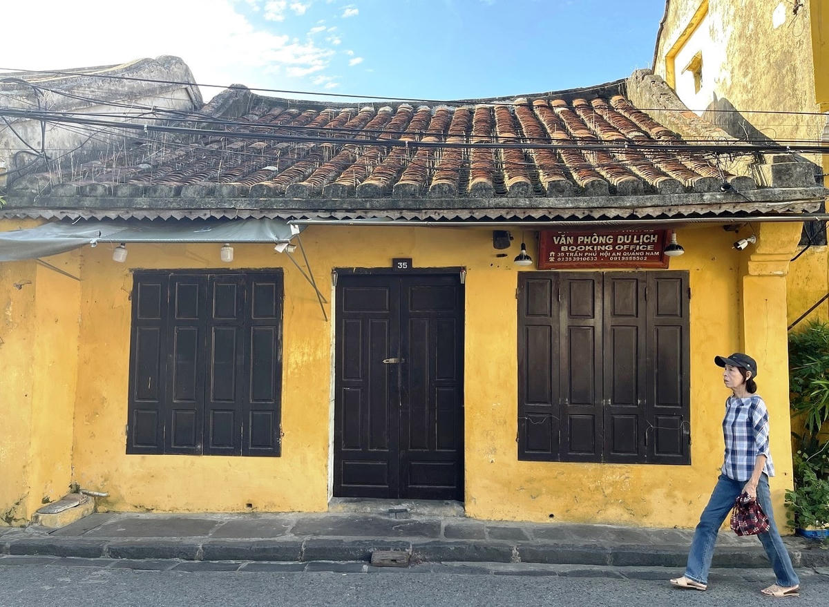 Ngôi nhà cổ số 34, đường Trần Phú (TP Hội An) xuống cấp cần gìn giữ, bảo tồn.