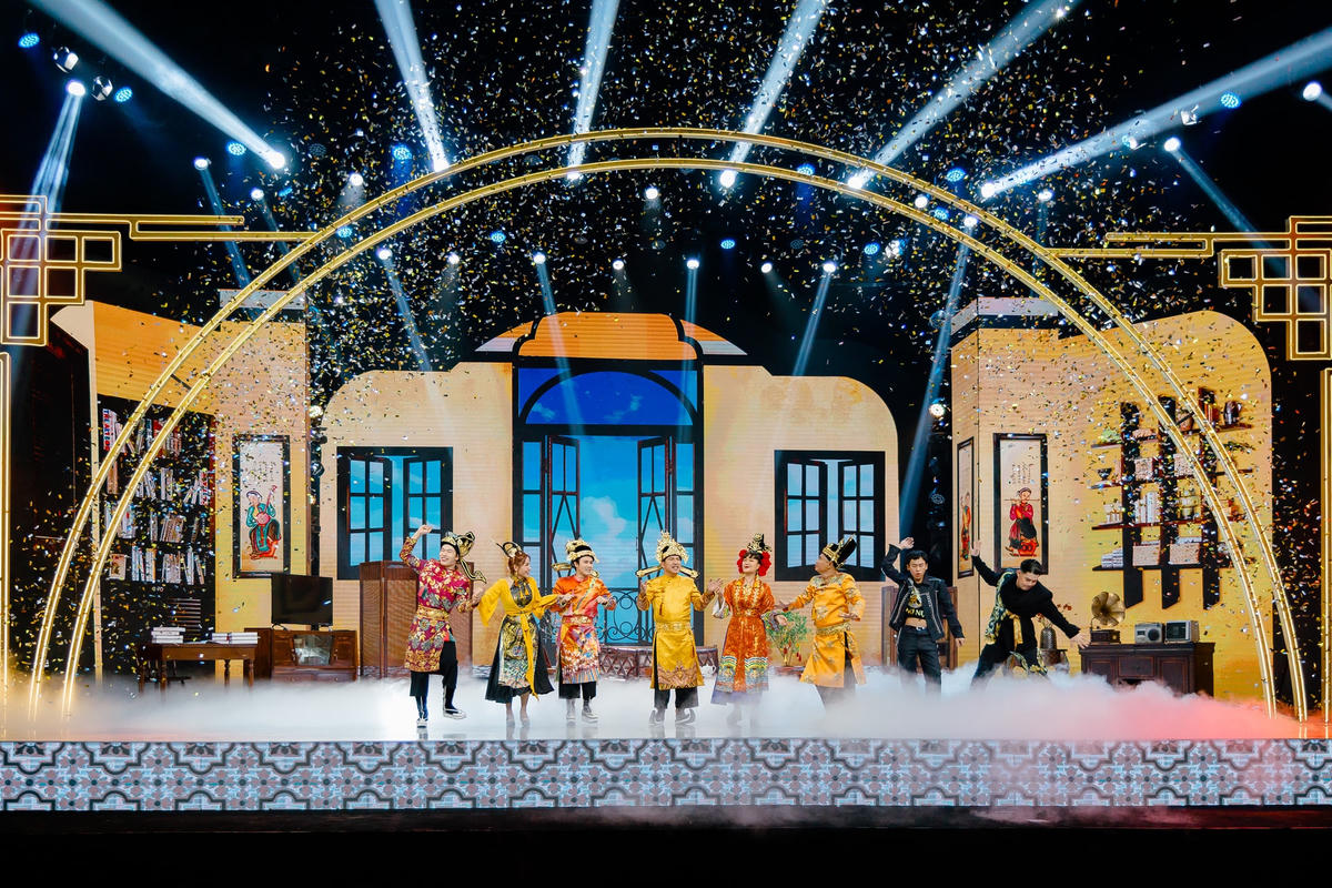 Bối cảnh sân khấu hoàn hảo của Táo quân tiền truyện 2023.