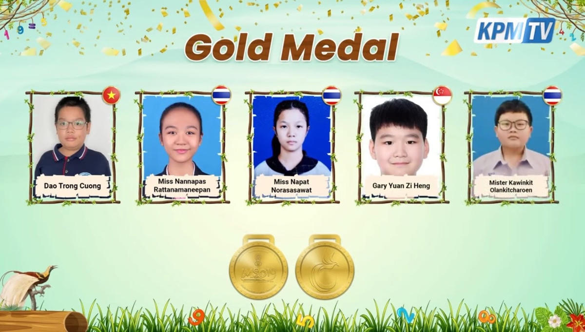Thắng lợi của đoàn Việt Nam tại kỳ thi toán và khoa học quốc tế IMSO lần thứ XIX