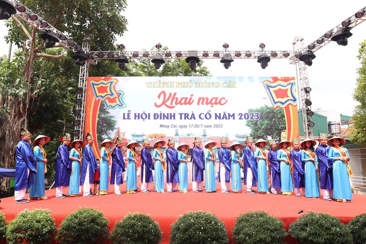 Lễ khai mạc hội Đình Trà Cổ 2023 diễn ra sáng ngày 18/7.