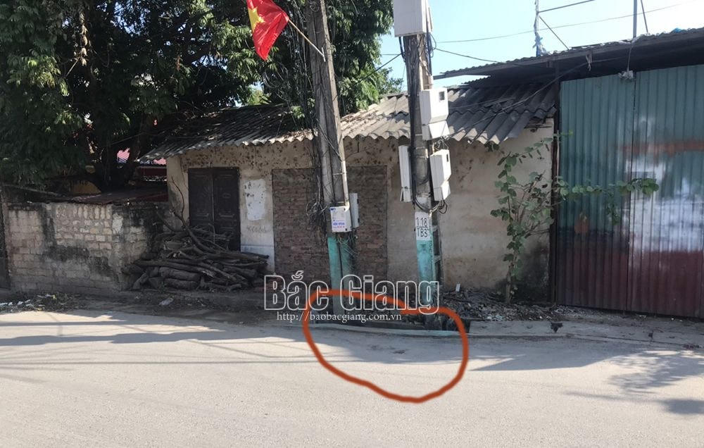 Hiện trường xảy ra vụ án mạng.  