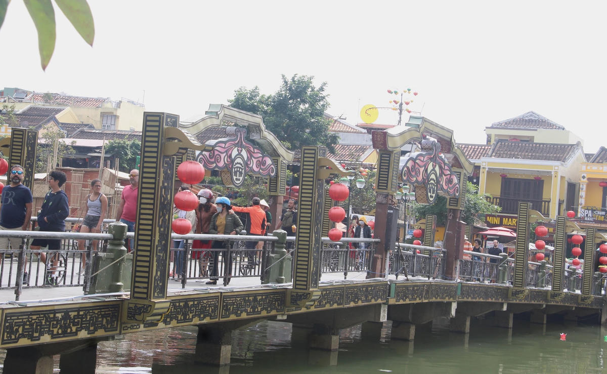 Một góc cầu An Hội, TP Hội An.