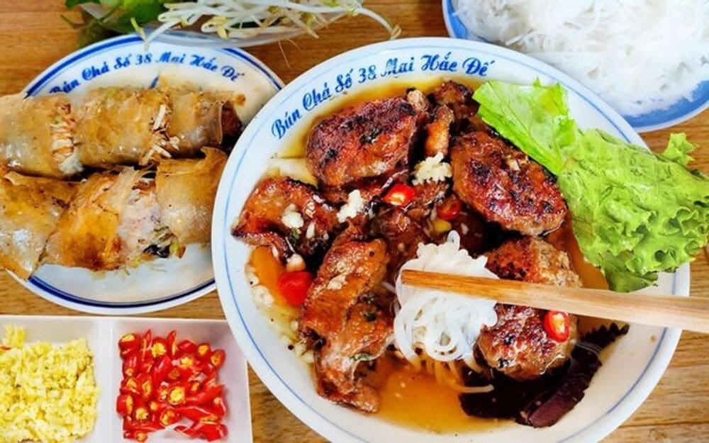 Bún chả. Nguồn: Mia.vn.