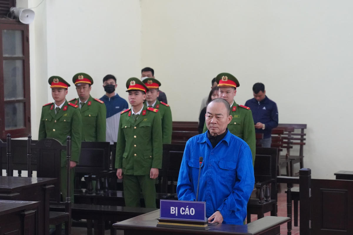 Bị cáo Đỗ Đình Tám bị tuyên phạt 12 tháng tù giam. Ảnh: Công an Hòa Bình.