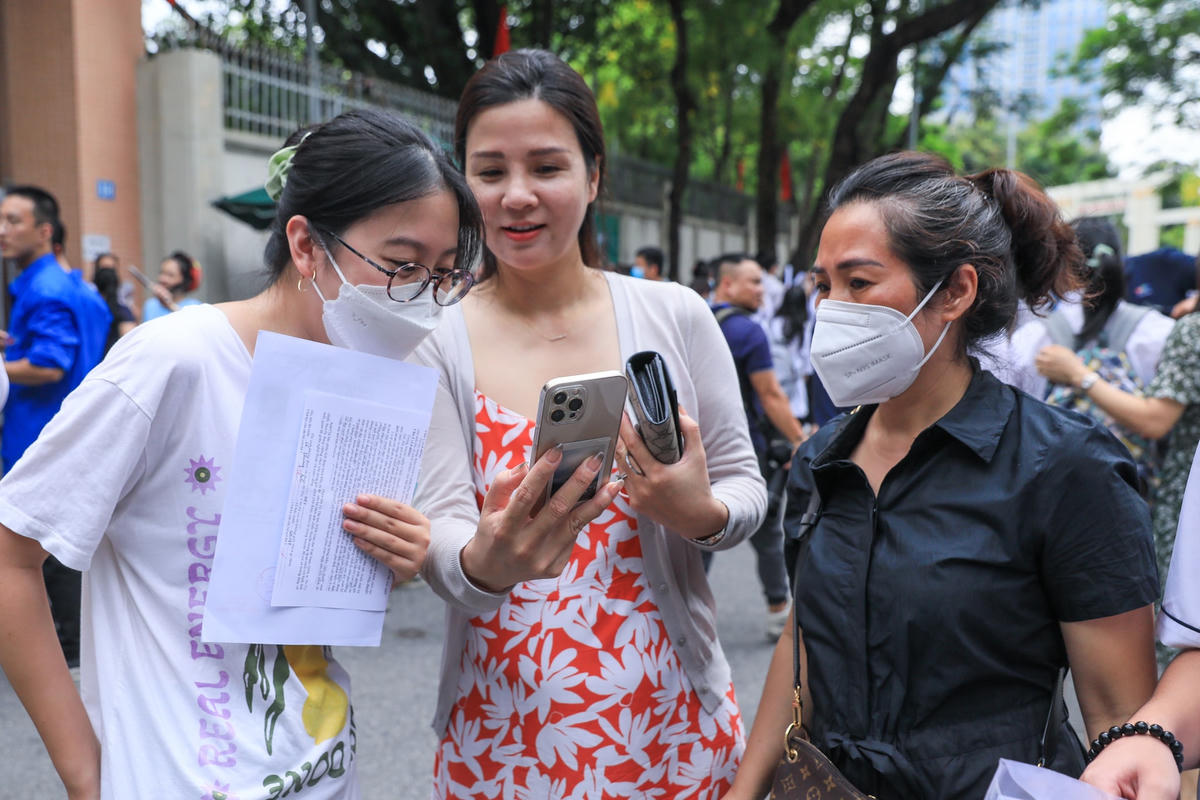 Thí sinh dự thi tốt nghiệp THPT năm 2022. Ảnh: Quang Vinh