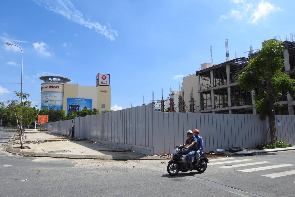 Hiện trường vụ tai nạn lao động đã được dọn dẹp. Ảnh: Thanh Tùng