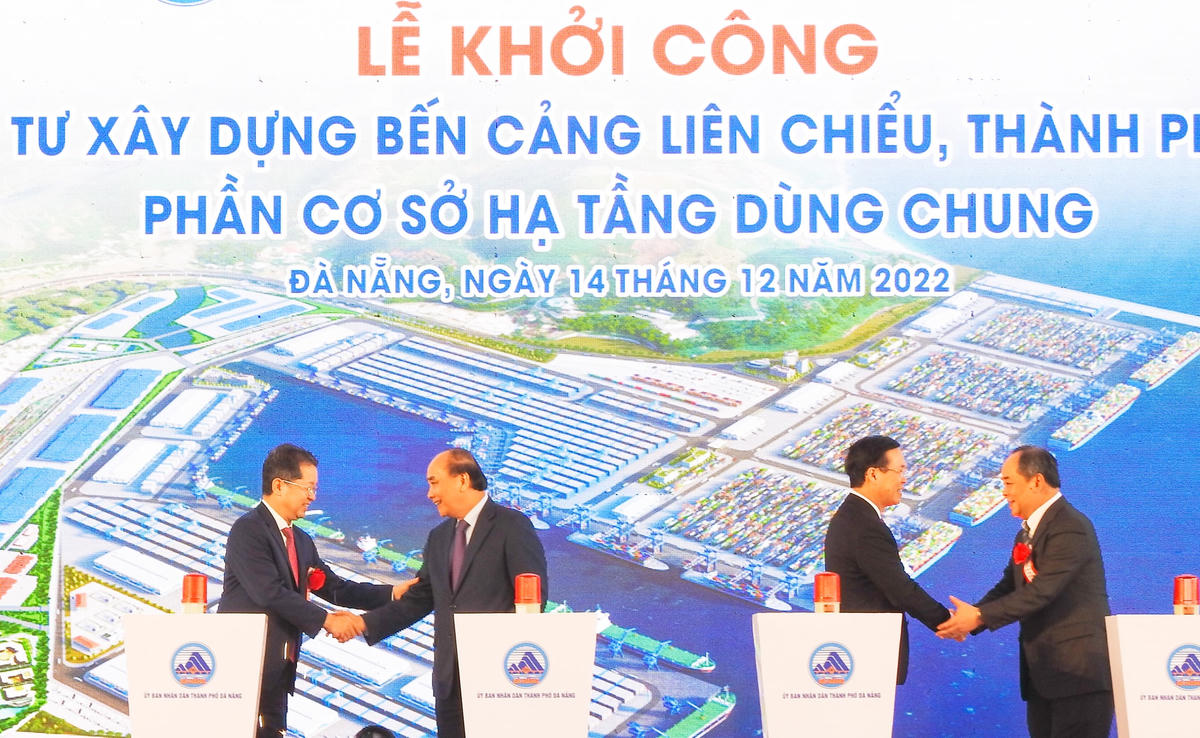 Chủ tịch nước Nguyễn Xuân Phúc dự khởi công Cảng Liên Chiểu, Đà Nẵng