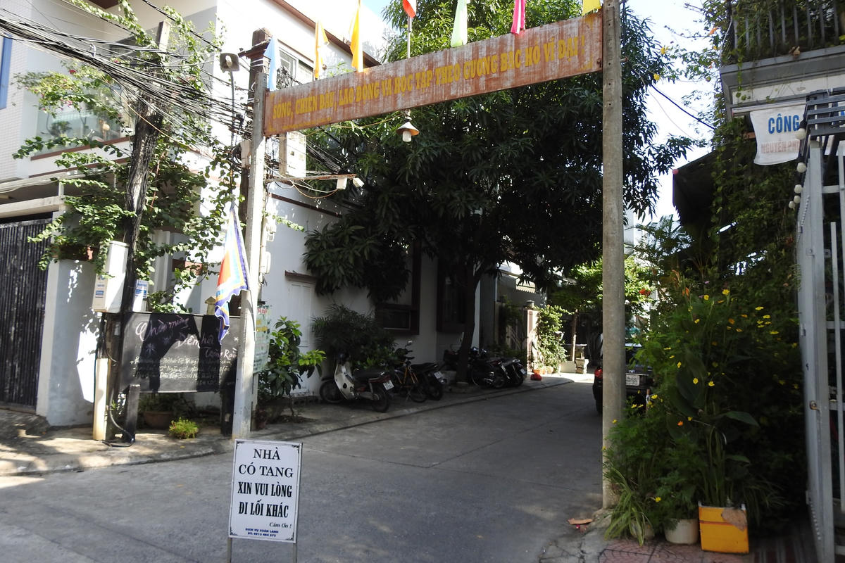 Kiệt 58 - 60 khu dân cư 25 phường Hòa Thuận Tây (Đà Nẵng). Ảnh Thanh Tùng.
