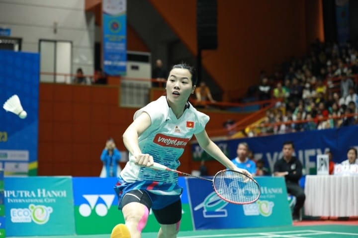 Tay vợt nữ số một Nguyễn Thùy Linh. Ảnh: VTC.